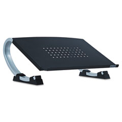 Allsop® Adjustable Curve Notebook Stand, 15 x 11 1/2 x 6, Black/Silver
