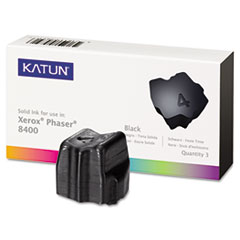 Katun Compatible 108R00604 Solid Ink Stick, 3,400 Page-Yield, Black, 3/Box