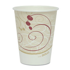 Dart® Paper Hot Cups in Symphony Design, 8 oz, Beige, 50/Pack