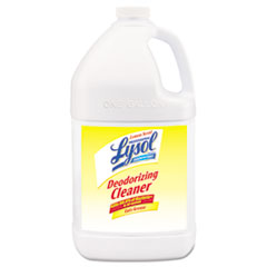 Professional LYSOL® Brand Disinfectant Deodorizing Cleaner Concentrate, 1 gal Bottle, Lemon, 4/Carton