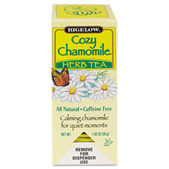 Bigelow® Single Flavor Tea, Cozy Chamomile, 28 Bags/Box