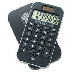 Victor® 900 Antimicrobial Pocket Calculator, 8-Digit LCD