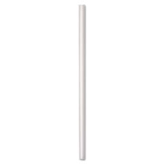 Dart® Jumbo Straws, 7.75", Polypropylene, Translucent, 250/Pack, 50 Packs/Carton