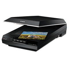 Epson® Perfection V600 Photo Color Scanner, Scans Up to 8.5" x 11.7", 6400 dpi Optical Resolution