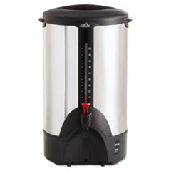 Coffee Pro 50-Cup Percolating Urn, Stainless Steel