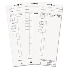 Pyramid Technologies Time Clock Cards for Pyramid Technologies 4000, One Side, 3.5 x 8.5, 100/Pack