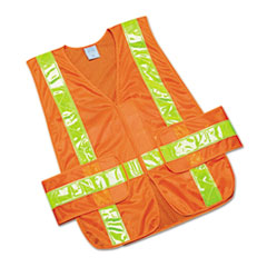 8415015984873, SKILCRAFT Safety Vest--Class 2 ANSI 107 2010 Compliant, One Size Fits All, Orange