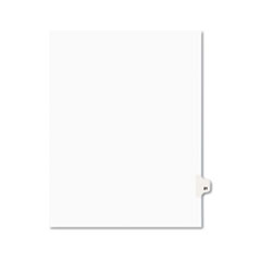 Avery® Avery-Style Legal Exhibit Side Tab Divider, Title: 21, Letter, White, 25/Pack