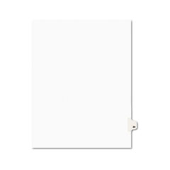 Avery® Avery-Style Legal Exhibit Side Tab Divider, Title: 22, Letter, White, 25/Pack