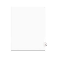 Avery® Avery-Style Legal Exhibit Side Tab Divider, Title: 23, Letter, White, 25/Pack