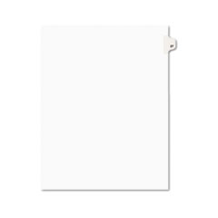 Avery® Avery-Style Legal Exhibit Side Tab Divider, Title: 27, Letter, White, 25/Pack