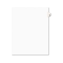 Avery® Avery-Style Legal Exhibit Side Tab Divider, Title: 28, Letter, White, 25/Pack
