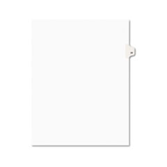 Avery® Avery-Style Legal Exhibit Side Tab Divider, Title: 31, Letter, White, 25/Pack