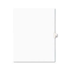 Avery® Avery-Style Legal Exhibit Side Tab Divider, Title: 38, Letter, White, 25/Pack
