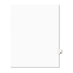 Avery® Avery-Style Legal Exhibit Side Tab Divider, Title: 45, Letter, White, 25/Pack