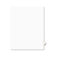 Avery® Avery-Style Legal Exhibit Side Tab Divider, Title: 48, Letter, White, 25/Pack