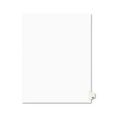 Avery® Avery-Style Legal Exhibit Side Tab Divider, Title: 50, Letter, White, 25/Pack