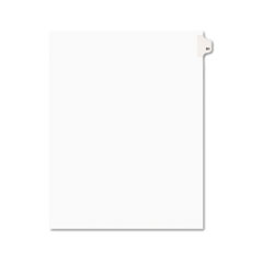 Avery® Avery-Style Legal Exhibit Side Tab Divider, Title: 51, Letter, White, 25/Pack