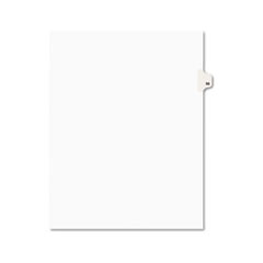 Avery® Avery-Style Legal Exhibit Side Tab Divider, Title: 56, Letter, White, 25/Pack
