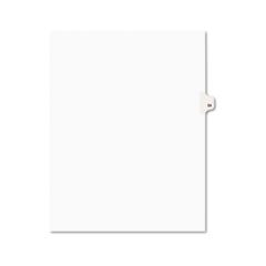 Avery® Avery-Style Legal Exhibit Side Tab Divider, Title: 59, Letter, White, 25/Pack