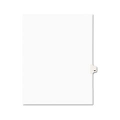 Avery® Avery-Style Legal Exhibit Side Tab Divider, Title: 66, Letter, White, 25/Pack