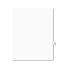 Avery® Avery-Style Legal Exhibit Side Tab Divider, Title: 68, Letter, White, 25/Pack