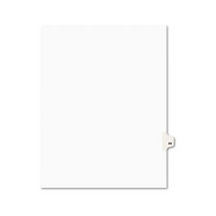 Avery® Avery-Style Legal Exhibit Side Tab Divider, Title: 69, Letter, White, 25/Pack