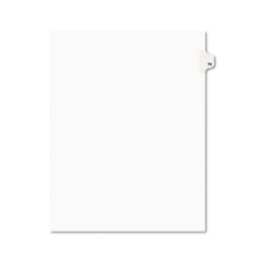 Avery® Avery-Style Legal Exhibit Side Tab Divider, Title: 78, Letter, White, 25/Pack