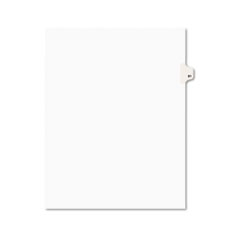 Avery® Avery-Style Legal Exhibit Side Tab Divider, Title: 81, Letter, White, 25/Pack