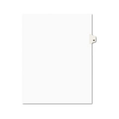 Avery® Avery-Style Legal Exhibit Side Tab Divider, Title: 82, Letter, White, 25/Pack