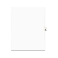 Avery® Avery-Style Legal Exhibit Side Tab Divider, Title: 88, Letter, White, 25/Pack