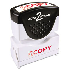 ACCUSTAMP2® Pre-Inked Shutter Stamp, Red, COPY, 1 5/8 x 1/2