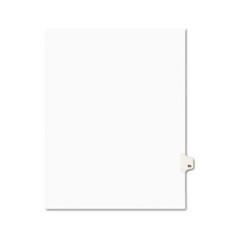 Avery® Avery-Style Legal Exhibit Side Tab Divider, Title: 95, Letter, White, 25/Pack