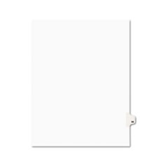 Avery® Avery-Style Legal Exhibit Side Tab Divider, Title: 96, Letter, White, 25/Pack
