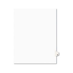 Avery® Avery-Style Legal Exhibit Side Tab Divider, Title: 97, Letter, White, 25/Pack