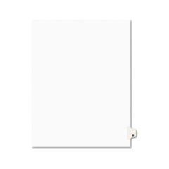 Avery® Avery-Style Legal Exhibit Side Tab Divider, Title: 99, Letter, White, 25/Pack