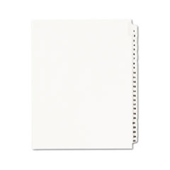 Avery® Avery-Style Legal Exhibit Side Tab Divider, Title: 1-25, Letter, White