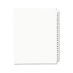 Avery® Avery-Style Legal Exhibit Side Tab Divider, Title: 51-75, Letter, White