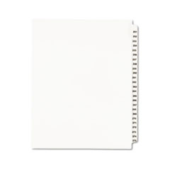 Avery® Avery-Style Legal Exhibit Side Tab Divider, Title: 251-275, Letter, White