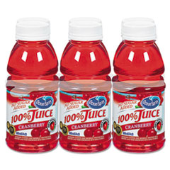 Ocean Spray® 100% Juice, Cranberry, 10oz Bottle, 6/Pack