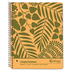 Oxford™ Earthwise by Oxford Recycled Notebooks, 1 Subject, Medium/College Rule, Tan Cover, 11 x 8.88, 100 Sheets