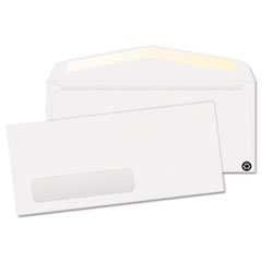 Quality Park™ Address-Window Security-Tint Envelope, #10, Commercial Flap, Gummed Closure, 4.13 x 9.5, White, 500/Box