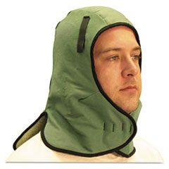 Anchor Brand® Extra Large Neck Flap Winter Liner, Twill, One Size Fits All, Light Green