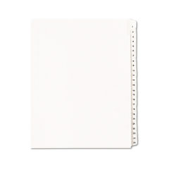 Avery® Allstate-Style Legal Exhibit Side Tab Dividers, 25-Tab, 1-25, Letter, White