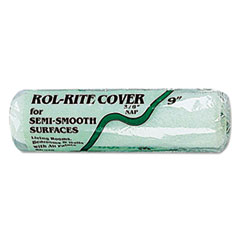Linzer® Semi-Smooth Paint Roller Cover, 3/8" Nap, 3", Green
