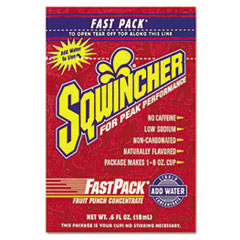 Sqwincher® Fast Pack Drink Package, Fruit Punch, .6oz Packet, 200/Carton