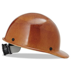 MSA Skullgard Protective Hard Hats, Ratchet Suspension, Size 6 1/2 - 8, Natural Tan