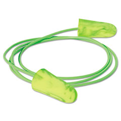 Moldex® Goin' Green Foam Earplugs, Corded, Green, NRR 33