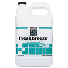 Franklin Cleaning Technology® FreshBreeze Ultra Concentrated Neutral pH Cleaner, Citrus, 1 gal Bottle, 4/Carton