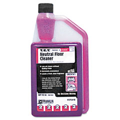 Franklin Cleaning Technology® T.E.T. #2 Neutral Floor Cleaner, Citrus, 32 oz Bottle, 3/Carton